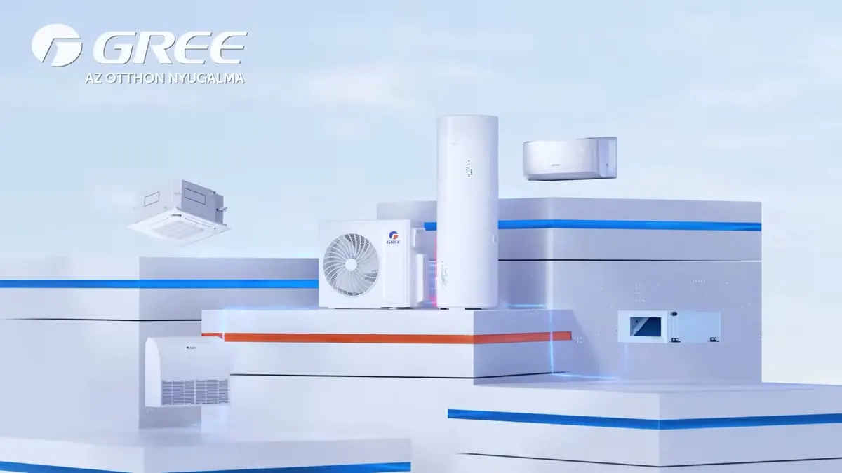 A Gree HydroMulti rendszer: kültéri egység, melegvíz-tartály és beltéri egységek