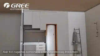 A melegvíz-tartály beépítve, a lakásban